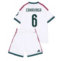 Real Madrid Eduardo Camavinga #6 Hemmaställ Barn 2026-27 Korta ärmar (+ Korta byxor)